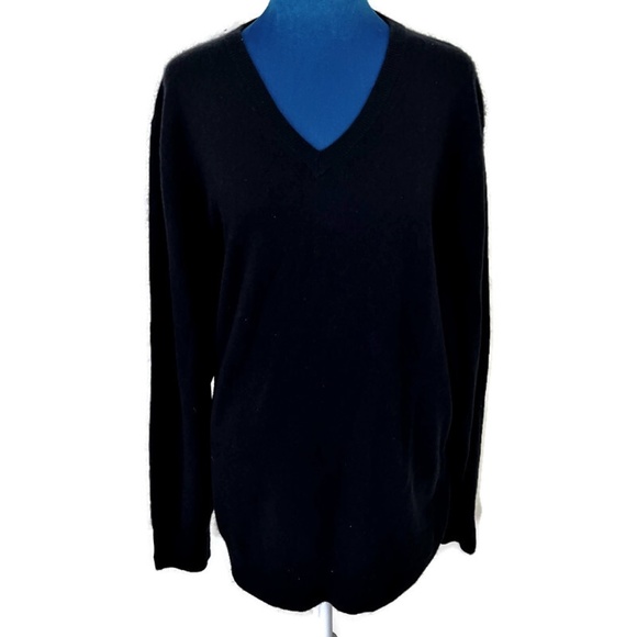 NAADAM Other - NAADAM Mens 100% Cashmere Knit V-Neck Sweater Top Long Sleeve Navy XXL